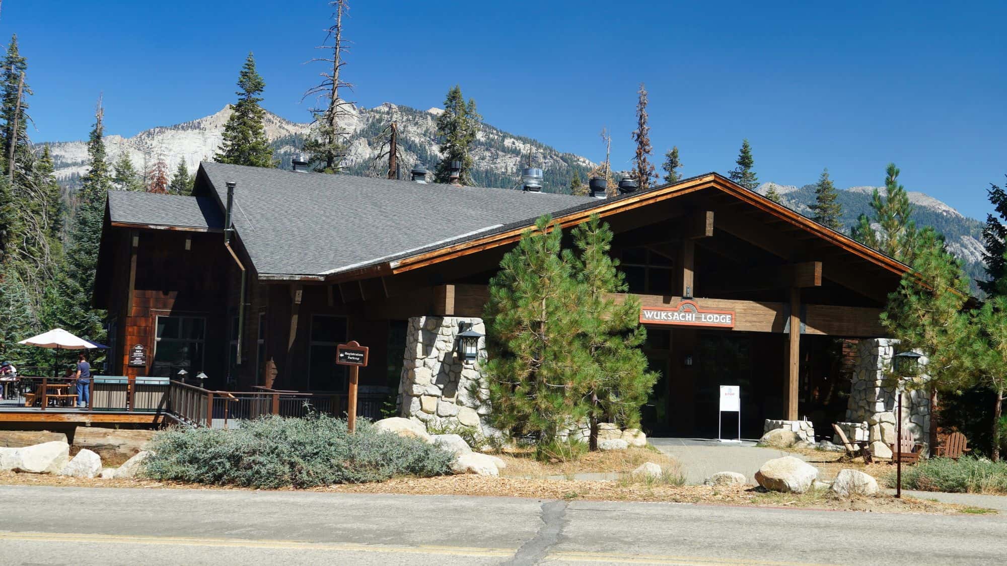 Sequoia National Park, Ca, USA - September 16, 2022: Wuksachi Lodge in the Sierra Nevada Mountains.